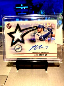 2022 Topps Pristine #49/99 Max Muncy Slice of a Star Pulsar Patch Auto " Dodger - Picture 1 of 9