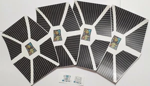 Vintage Star Wars Tie-Fighter Replacement Toy Stickers Peel&Stick No Need To Cut - Picture 1 of 3