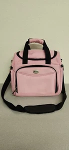 Delsey Luggage Personal Carry-On Bag Tote 10" × 15" × 12" Pink Weekender Travel - Picture 1 of 5