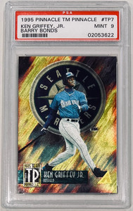 1995 PINNACLE TEAM PINNACLE #TP7 KEN GRIFFEY JR. BARRY BONDS PSA 9 MINT