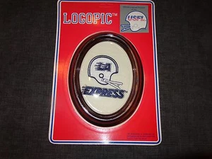 Vintage USFL Los Angeles Express Football Patch Framed NOS NEW IN PACK 2 FOR 1 - Picture 1 of 2
