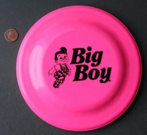 1970-80s Frisch's Big Boy Restaurant Hot Pink Frisbee style Humphrey Flyer Disc- - Picture 1 of 1