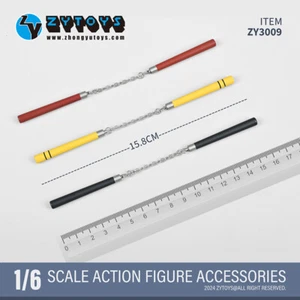 ZYTOYS 1/6 Doble Articulación Palo Nunchaku Modelo Accesorios para Figura de Acción Juguetes 12 pulgadas - Imagen 1 de 22