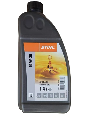Olio motore 4 tempi  4T STIHL 10 w-30  rasaerba motozappa trattorini originale - Immagine 1 di 2