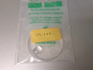 Rolex 25 113 Oyster Crystal Genuine approx 30.7mm diameter date window - Picture 1 of 4