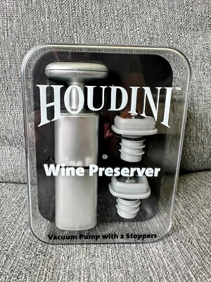 Conservador de vino Houdini con 2 tapones sin abrir Foto 1 de 4