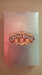 CHIVAS REGAL 12 Deck Playing Cards 2004 Gray Complete Two Jokers Box Bag Nice! - Picture 1 of 12