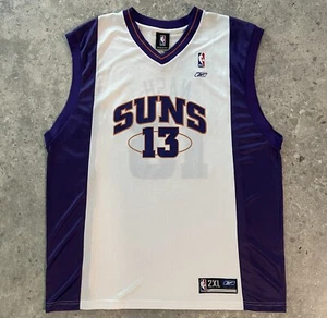 VINTAGE STEVE NASH PHOENIX SUNS BASKETBALL JERSEY NBA REEBOK 2XL BOOKER DURANT - Picture 1 of 7