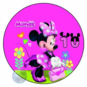 Colocador de tartas cumpleaños fiesta imagen de tartas fondant - oblea Minnie Mouse P34 - Imagen 1 de 1