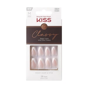 Set manicure casa fai da te KISS Salon qualità stampa francese sulle unghie finitura gel - Foto 1 di 8