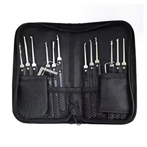 17Pcs Stainless Steel Professional Key Practice Tools Kit for Beginners Training - Picture 1 of 11