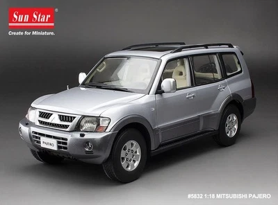 MITSUBISHI Pajero 3.5 V6 V73 silver 2006 1/18 SUN STAR 5832 - Photo 1/4