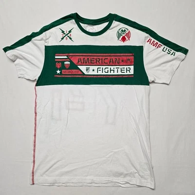 Camiseta American Fighter 1974 Premium Athletics AMF EE. UU. Roja y Verde Blanca XL Tee Foto 1 de 4