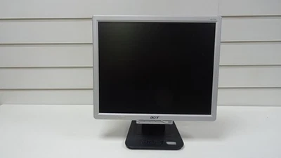 Acer AL1716 LCD Flat Panel Computer Monitor Black & Silver 17" Display 1280x1024 - Image 1 of 3