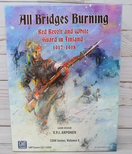 GMT Games, All Bridges Burning: Red Revolt & White Guard in Finland 1917, sellado - Imagen 1 de 7