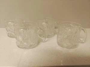 Juego de 4 tazas de vidrio Batman Forever McDonald's the Riddler 1995 - Imagen 1 de 5