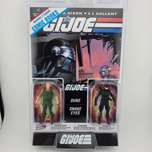 2024 Hasbro G.I. Joe Duke & Snake Eyes Action Figure with 2 English Comic Books - Picture 1 of 9