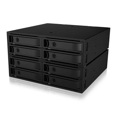 ICY BOX IB-2281SAS-12G, 8x 2.5" SATA/SAS HDD/SSD Backplane Cage, SATA 6Gbp/s, SA - Image 1 of 4