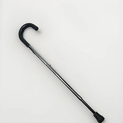 Bastón de mango redondo de aluminio cromado Medi Choice 29,75 a 38,75" altura ajustable Foto 1 de 4