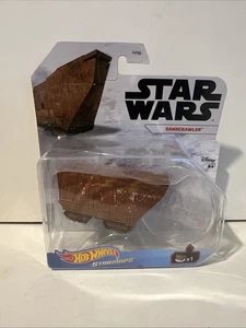 NEU Star Wars Hot Wheels Raumschiffe SANDCRAWLER Die Cast Fahrzeug 2019 Mattel - Bild 1 von 2