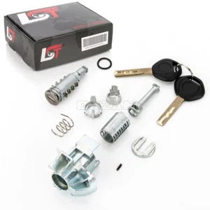 FRONT RIGHT DOOR LOCK CYLINDER SHAFT WITH KEY FOR BMW 3 SERIES E36 E46 - Picture 1 of 10