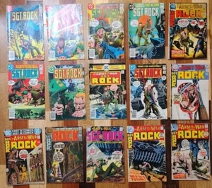 SGT. ROCK / OUR ARMY AT WAR D.C. SILVER/BRONZE AGE EPOCA LOTTO FUMETTI MISTI - Foto 1 di 13