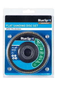 BlueSpot 19642 3 PCE 115mm (4.5") Flap Sanding Disc Set - Picture 1 of 1