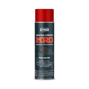 620-1423 Seymour MRO Industrial High-Solids Spray Paint, Safety Red (16 oz) - Picture 1 of 7