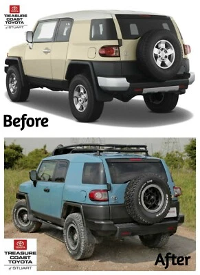 NEW OEM TOYOTA FJ CRUISER REAR BLACK OUT KIT 2 REAR CORNERS & VALENCE  - Изображение 1 из 4