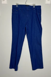 Iman Denim Jeans Women's Sz XL Straight Cut Pants Blue Outdoor Casual Wear - Picture 1 of 9