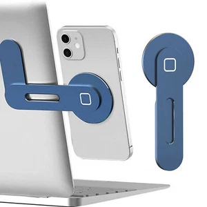 Laptop Side Mount Clip Phone Holder for Dual Screen Magnetic Adjustable Bracket - Photo 1 sur 8