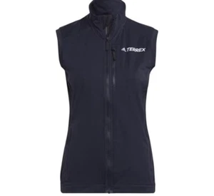 Women’s Adidas Terrex Xperior Soft Shell Walking Vest Gilet Navy UK Size 4-6 - Picture 1 of 1