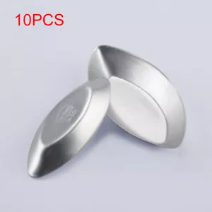 10PCS Mini Cake Moulds Boat Shape Baking Molds Egg Tart Cupcake Kitchen Tool S/L - Picture 1 of 6