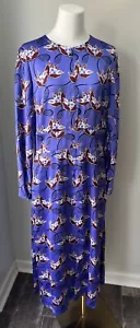 Nuevo con etiquetas Vestido midi estampado de nenúfares Me + Em EE. UU. 10 - Imagen 1 de 8