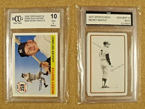 Topps Mantle 2006 historia de jonrones # 359 BCCG como nuevo 10 béisbol con tarjeta de bonificación - Imagen 1 de 5