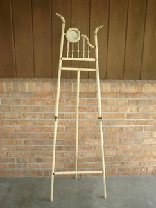 ANTIQUE VICTORIAN EASEL - BENT WOOD BALL & STICK, PORTRAIT, DISPLAY, ARTIST - Picture 1 of 16
