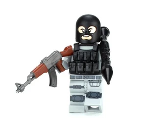 Battle Brick Mercenary Bandit Minifigure Army Builder made w/ real LEGO® minifig - Picture 1 of 7