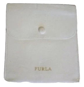 FURLA, Cream Suede Pouch, Genuine **Brand New** - Picture 1 of 12