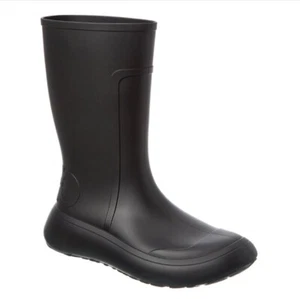 Salvatore Ferragamo Made In Italy Gancini Logo Rain Boots Size 9 Waterproof NEW - Picture 1 of 5