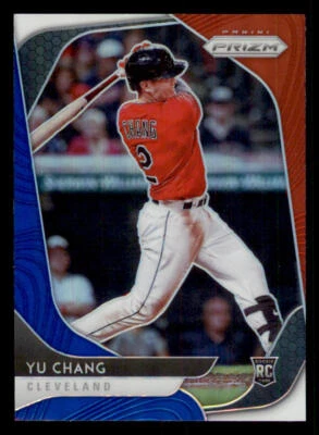 2020 Panini Prizm Prizms Red White and Blue #171 Yu Chang - Image 1 of 2
