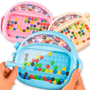 Creative Magnetic Beads Doodle Board Drawing Toys Children Puzzle Education Toys - Picture 1 of 15