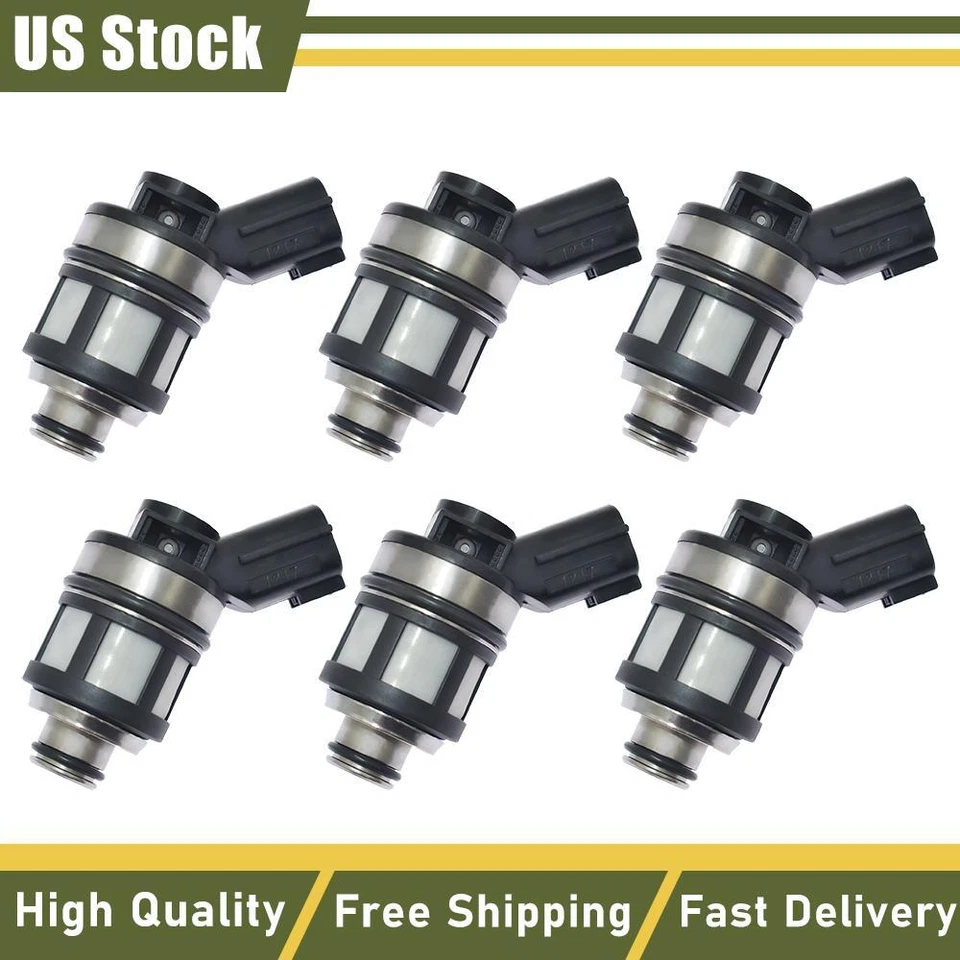 6x Fuel Injectors JS23-1 166005S700 for Nissan Frontier Xterra 2001-2004 3.3L V6 - Image 1 of 4