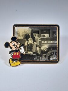 2001 DLR 100th Birthday Picture Frame Walt Disney Mickey Mouse Ripley Train Pin 