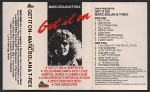 1986 MUSIC AUDIO CASSETTE TAPE - [ALBUM: GET IT ON] GROUP: MARC BOLAN & T-REX - Picture 1 of 5