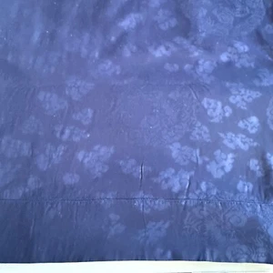 Ralph Lauren DIGNITARY King Flat Sheet Blue Dragon Jacquard HTF - Picture 1 of 7