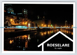 D337478 Roeselare. By Night. Postcard - Picture 1 of 4