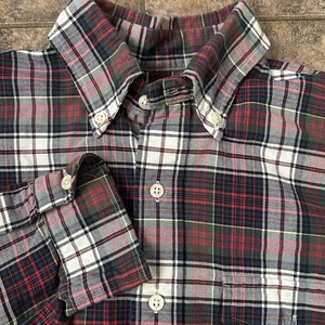 Ralph Lauren Herren Hemd Gr. S Knopfleiste Langarm klassisch Baumwolle kariert - Bild 1 von 5