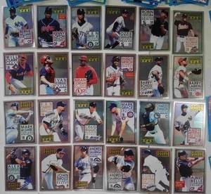 144 PEGATINAS PANINI (TODAS) -PARA EL ÁLBUM GRANDES LIGAS DE BÉISBOL (MLB) 1997 - Picture 1 of 7