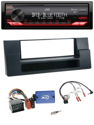 JVC Bluetooth USB DAB Lenkrad Autoradio für BMW 5er Ablage Rundpin - Bild 1 von 4