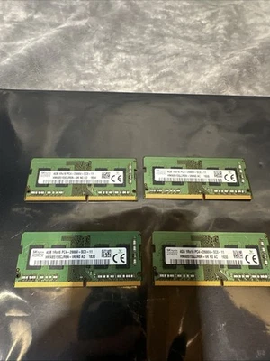 16GB (4x4GB) SK Hynix PC4-2666V DDR4 2666MHz Laptop RAM HMA851S6CJR6N-VK - Image 1 of 3